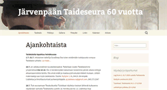 Desktop Screenshot of jarvenpaantaideseura.fi